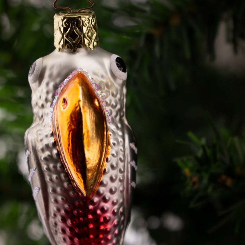 The Toucan, Vintage Old World Christmas Glass Ornament